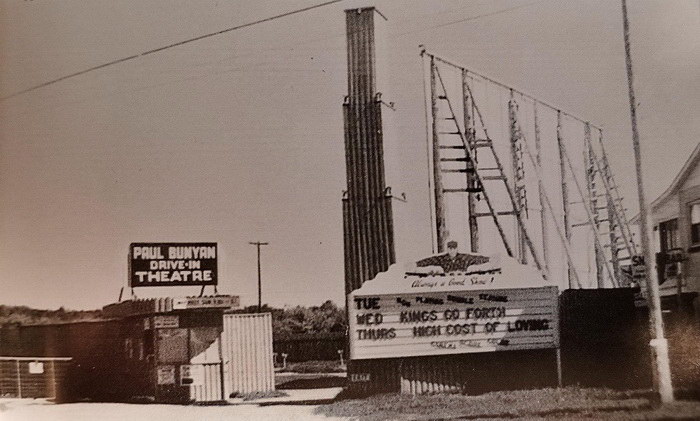 Paul Bunyan Drive-In Theatre - OLD PHOTO FROM RON GROSS